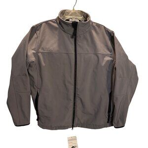 NEW Port Authority Ladies XXL Galcier Soft Shell Jacket Coat Gray Stretch Water